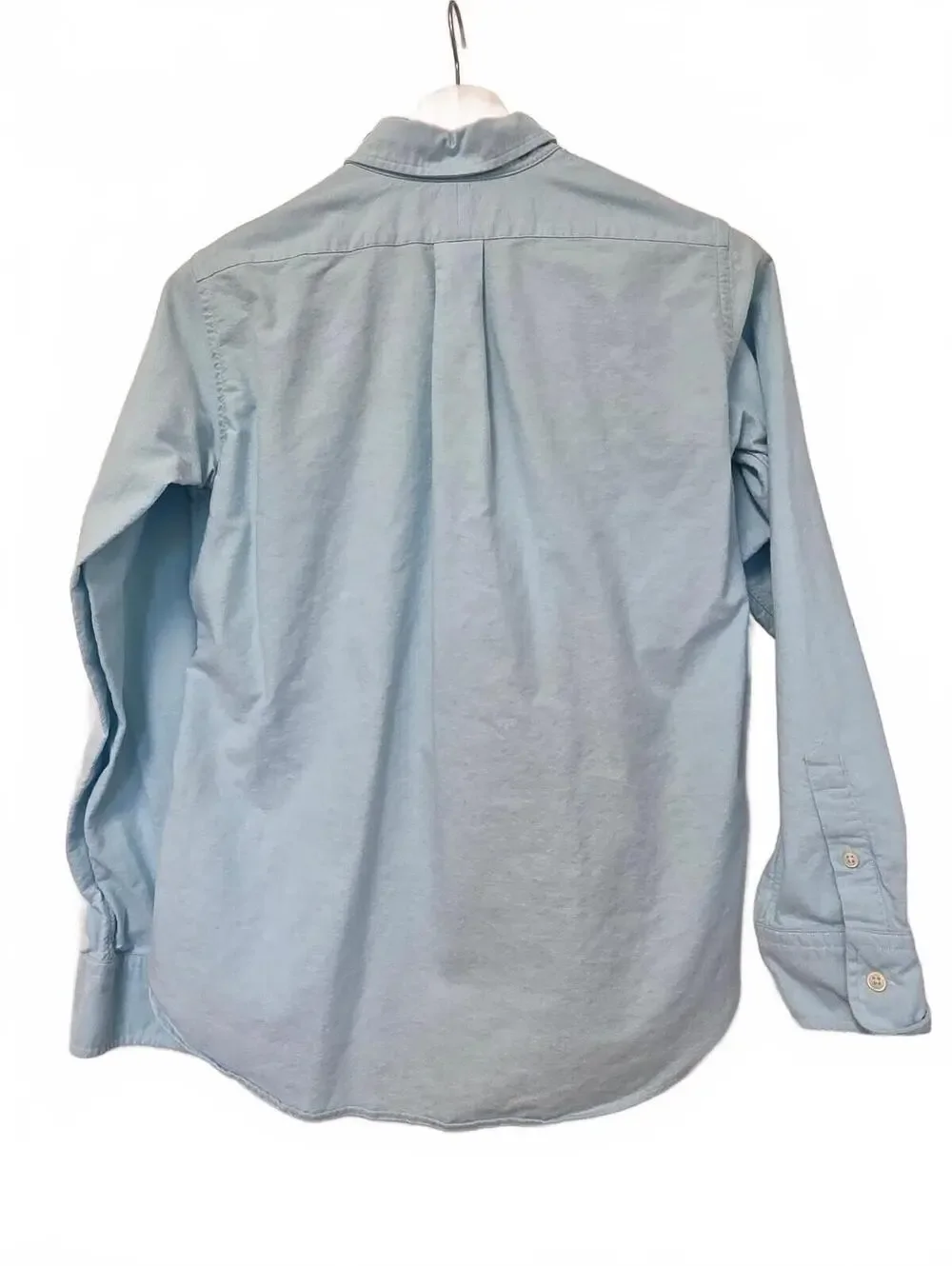 Ralph Lauren Boys Oxford Button Down Shirt Blue Turq Preppy classic fit size 10